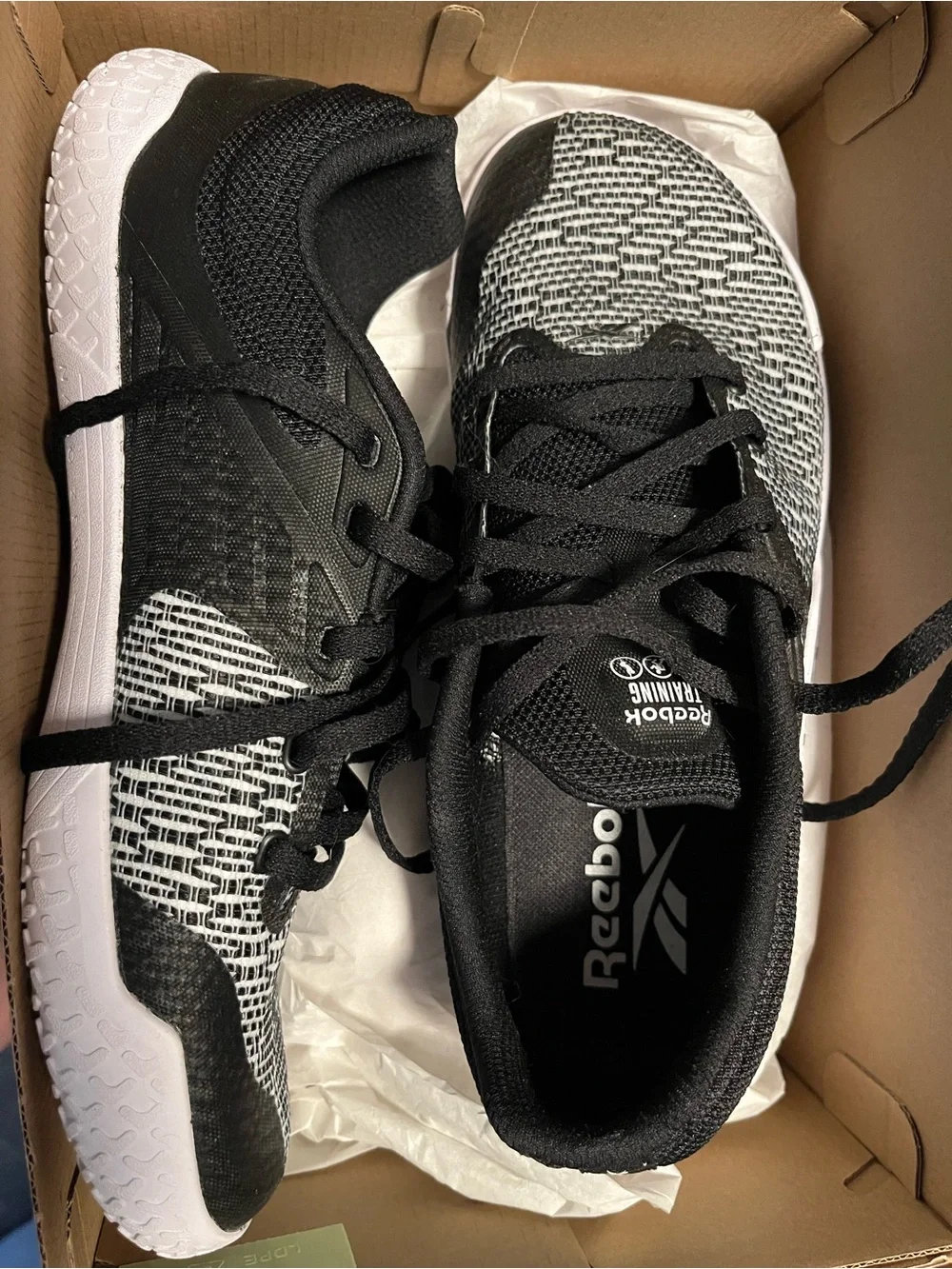 Reebok Women’s Black & White Training Sneakers